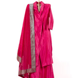 Neetu Kapoor x Paradise Pink Shawl Collar Kurta Set