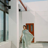 Agave Green One Shoulder Outfit