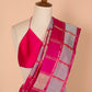 Hot Pink Checked Saree