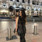 Noir Organza Vest and Pants