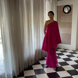 Berry One Shoulder Set