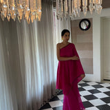 Berry One Shoulder Set